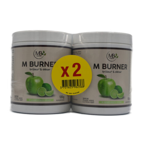 Protein Powder MBURNER – Green Apple/ Lime - 120g *2