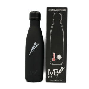 Sport Water Bottle - Insulated - black granite
